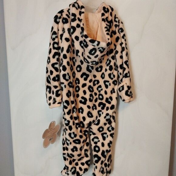 Little Beginnings Baby Girl SnowSuit 6-9M Animal Print Lightweight Soft Fleece - Picture 5 of 8